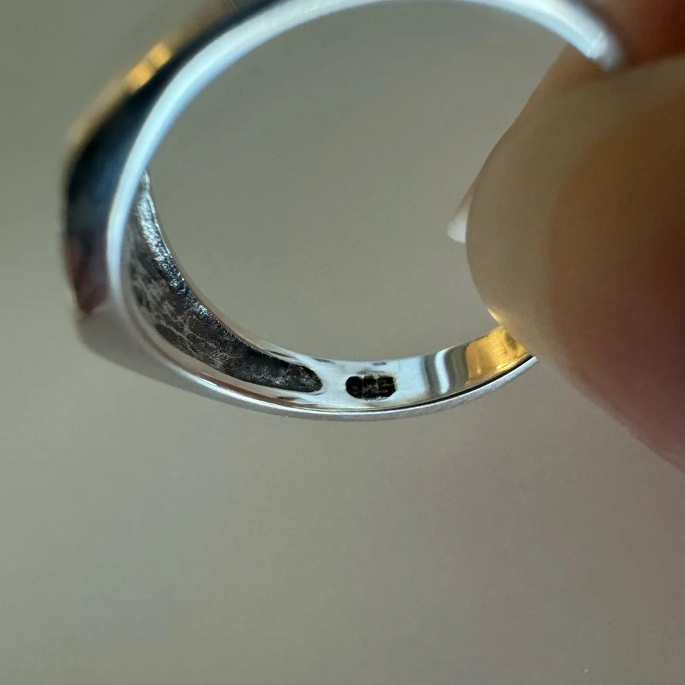 Cross Sterling Silver Ring